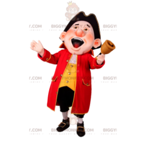 Moss BIGGYMONKEY™ Mascot Costume with Beautiful Red Jacket -