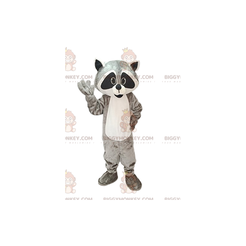 Στολή μασκότ Raccoon BIGGYMONKEY™. στολή ρακούν -