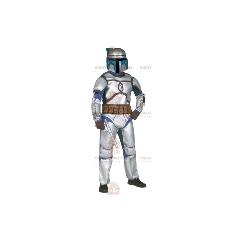 Kostým maskota Sci-Fi Warrior BIGGYMONKEY™. kostým bojovníka –