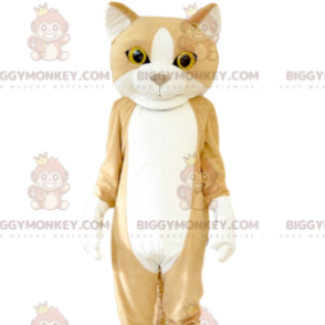 BIGGYMONKEY™ mascot costume of cat with beautiful yellow eyes.