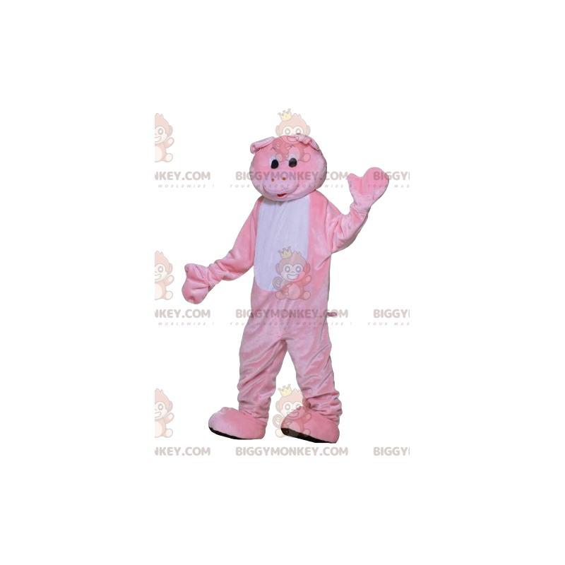 Costume de mascotte BIGGYMONKEY™ de cochon. Costume de cochon -