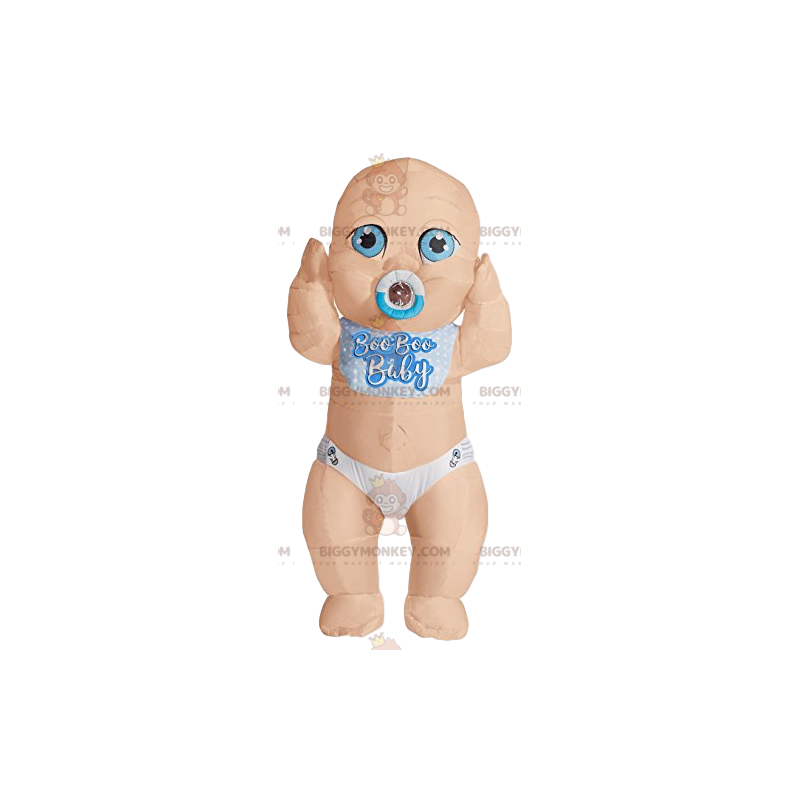 Costume de mascotte BIGGYMONKEY™ de bébé avec de beaux yeux