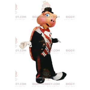 Turtle BIGGYMONKEY™ maskotdräkt med slipsdräkt - BiggyMonkey