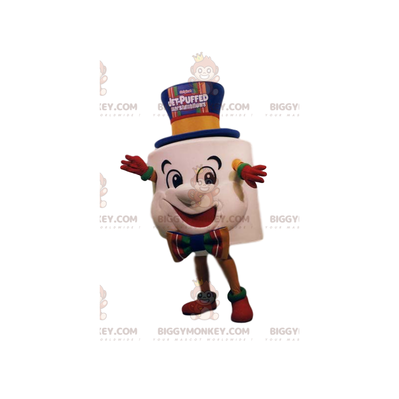 Super vtipný kostým maskota marshmallow BIGGYMONKEY™. kostým