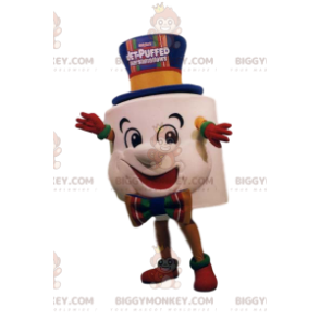 Costume de mascotte BIGGYMONKEY™ de marshmallow super rigolo.