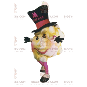 Costume de mascotte BIGGYMONKEY™ de pop-corn appétissant avec