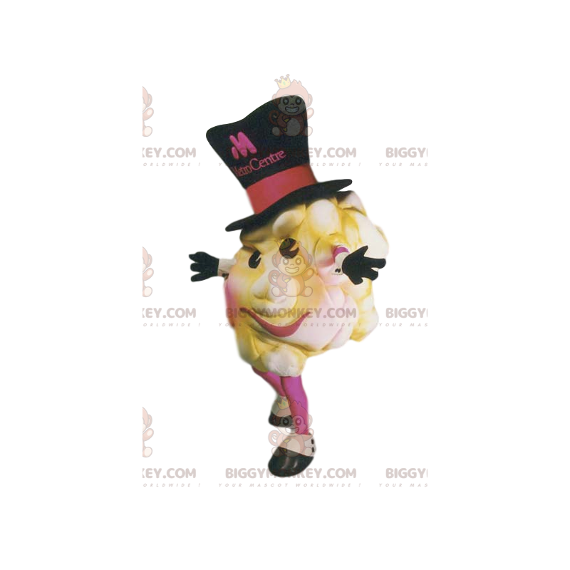 Appetitoso costume da mascotte BIGGYMONKEY™ Popcorn con grande