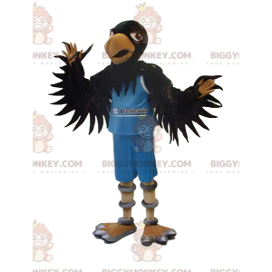 Costume da mascotte BIGGYMONKEY™, ornitorinco marrone e anatra grigia