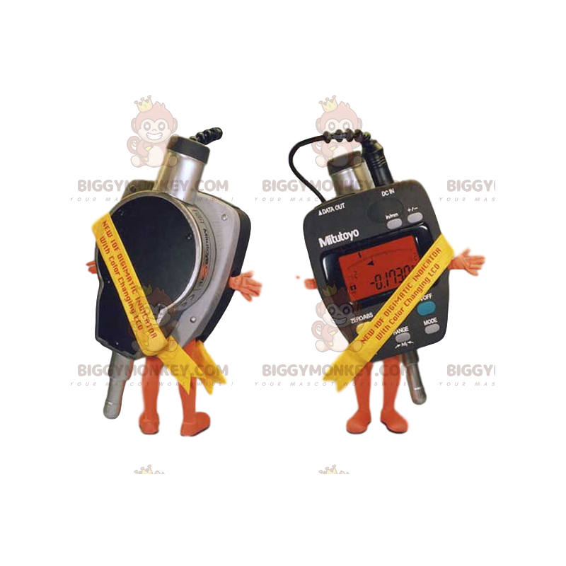 Digital Scaler BIGGYMONKEY™ Mascot Costume. Measurer costume –