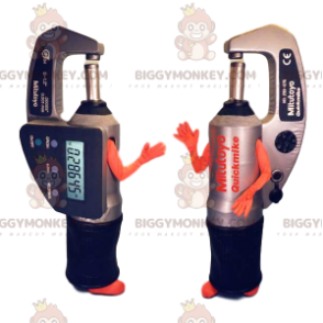 Finger Micrometer BIGGYMONKEY™ maskotkostume. mikrometerdragt -