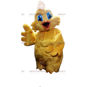 Disfraz de mascota BIGGYMONKEY™ de pollito amarillo muy