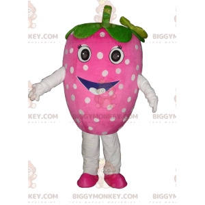 Kostým maskota Flirty Strawberry BIGGYMONKEY™. jahodový kostým
