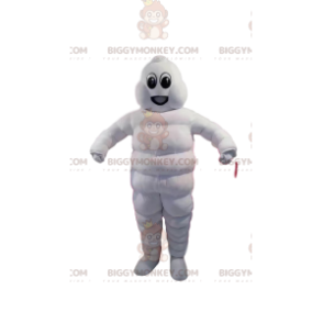 BIGGYMONKEY™ Aufblasbares Weißer-Mann-Maskottchen-Kostüm -