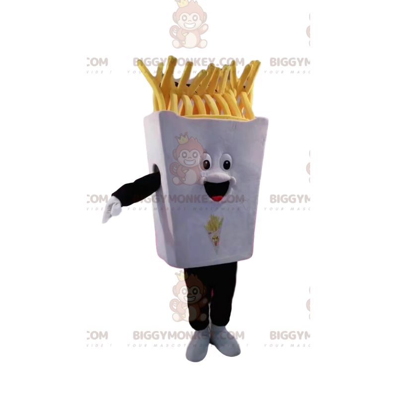 Traje de mascote de bandeja de batatas fritas BIGGYMONKEY™.