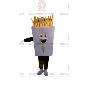 Costume da mascotte vassoio di patatine fritte BIGGYMONKEY™.