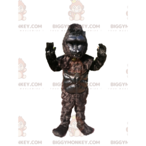 Costume da mascotte BIGGYMONKEY™ Gorilla nero. Costume da