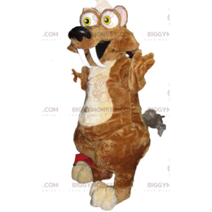 Traje de mascote BIGGYMONKEY™ de Scrat, o Esquilo da Era do
