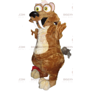 Costume de mascotte BIGGYMONKEY™ de Scrat, l'écureuil dans
