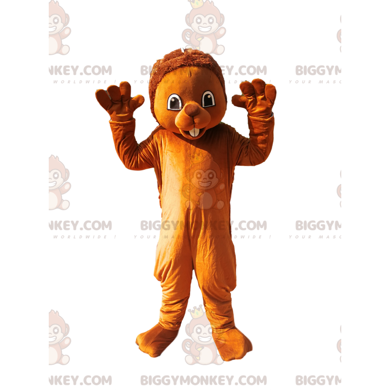 Brown Porcupine BIGGYMONKEY™ Mascot Costume. porcupine costume