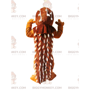 Costume mascotte Porcospino marrone BIGGYMONKEY™. costume da
