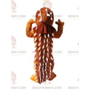 Disfraz de mascota puercoespín marrón BIGGYMONKEY™. disfraz de