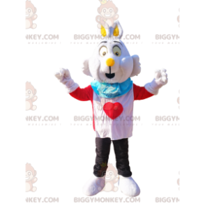 Alice in Wonderland konijn BIGGYMONKEY™ mascottekostuum! -