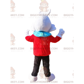 Alice in Wonderland konijn BIGGYMONKEY™ mascottekostuum! -