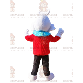 Traje de mascote de coelho BIGGYMONKEY™ de Alice no País das