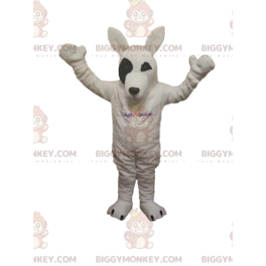 Disfraz de mascota de lobo blanco BIGGYMONKEY™. disfraz de lobo