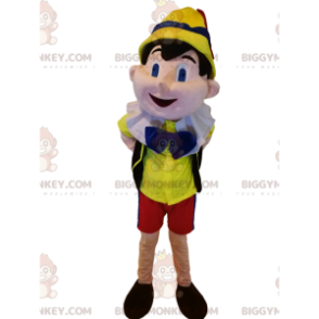 Pinocchion BIGGYMONKEY™ maskottiasu. Pinocchio-asu -