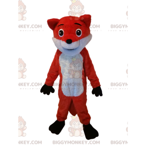 Orange and White Fox BIGGYMONKEY™ Mascot Costume. fox costume –