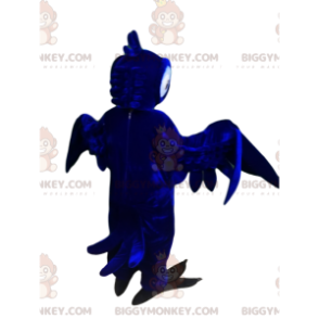 Kostium maskotka Błękitna papuga BIGGYMONKEY™. kostium papugi -