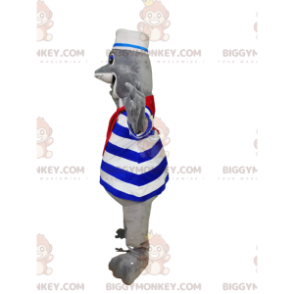 Kostium entuzjastycznej foki BIGGYMONKEY™ w stroju marynarza. -