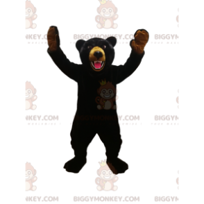 Costume da mascotte Fierce Black Bear BIGGYMONKEY™. costume da