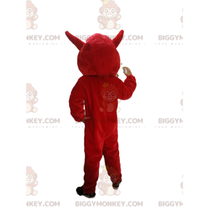 BIGGYMONKEY™ mascottekostuum rood zwijn met grote oren -