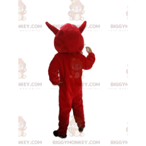 Costume de mascotte BIGGYMONKEY™ de sanglier rouge avec de