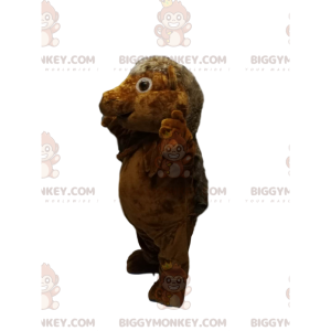 Schattige bruine egel BIGGYMONKEY™ mascottekostuum. egel