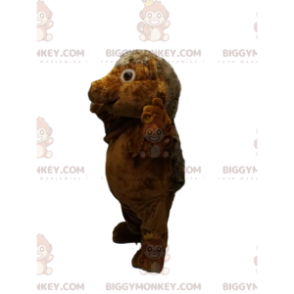 Cute brown hedgehog BIGGYMONKEY™ mascot costume. hedgehog