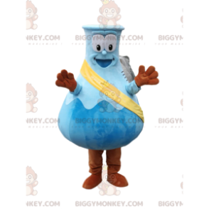 Traje de mascote BIGGYMONKEY™ com frasco de laboratório muito