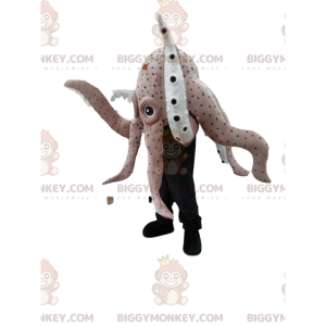 Disfraz de mascota pulpo gris gigante BIGGYMONKEY™. disfraz de