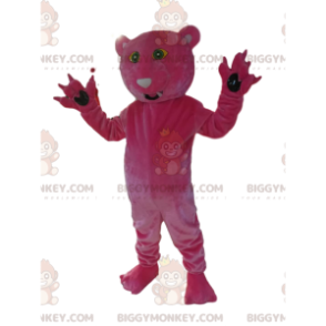 Disfraz de mascota Pantera Fucsia BIGGYMONKEY™. disfraz de