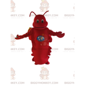 Costume de mascotte BIGGYMONKEY™ de homard rouge. Costume de