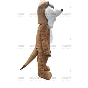 BIGGYMONKEY™ mascottekostuum van bruine vos met zijn spitse