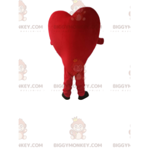 Kostým maskota Very Happy Red Heart BIGGYMONKEY™. srdce oblek –