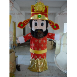 Costume da mascotte Oriental Man Sultan King BIGGYMONKEY™ -