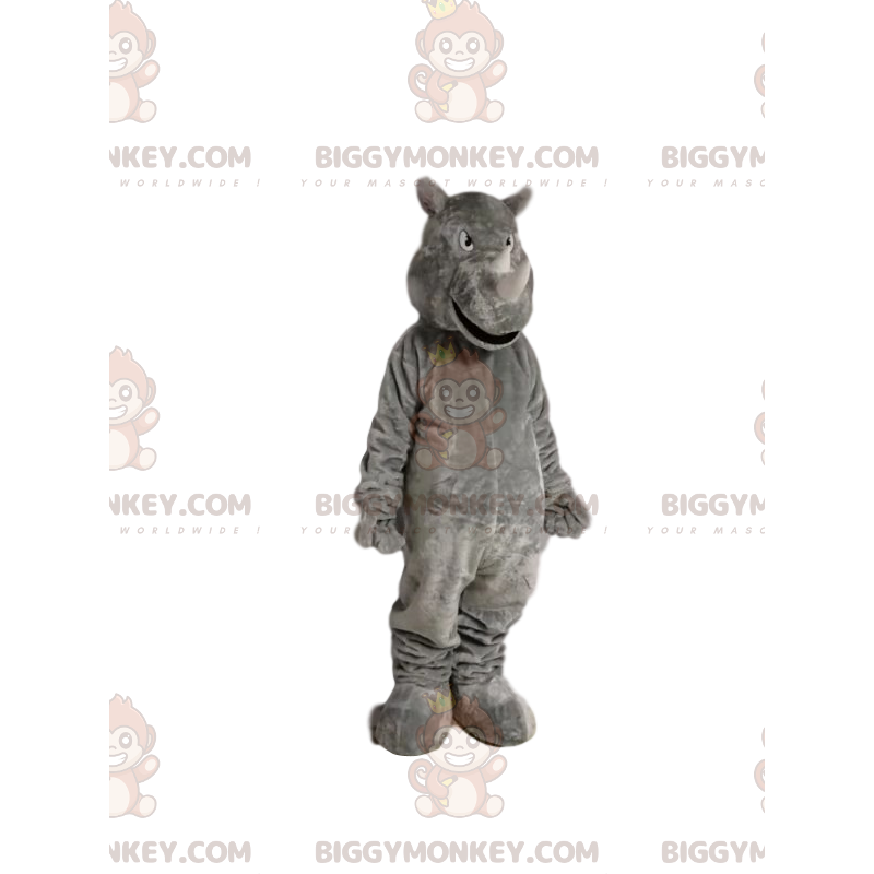 BIGGYMONKEY™ Gray Rhinoceros Mascot Costume. Rhino costume –