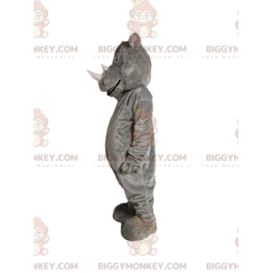 BIGGYMONKEY™ Gray Rhinoceros Mascot Costume. Rhino costume –