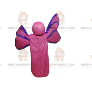 Costume de mascotte BIGGYMONKEY™ de papillon fushia. Costume de