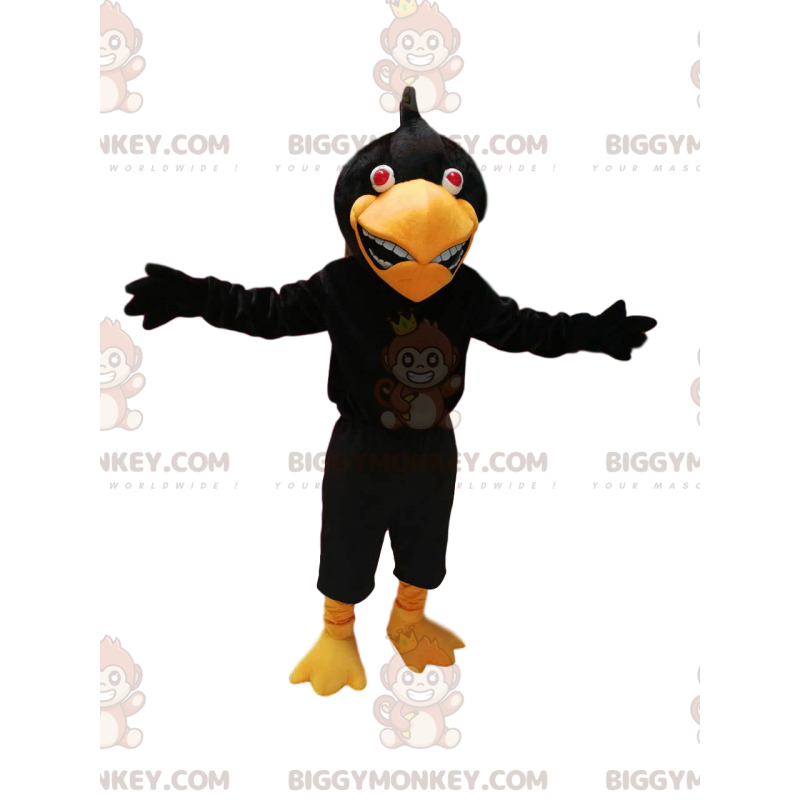 Black Eagle BIGGYMONKEY™ Mascot Costume. Black Eagle Costume -