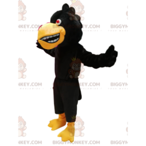 Costume da mascotte BIGGYMONKEY™ dell'Aquila Nera. Costume da